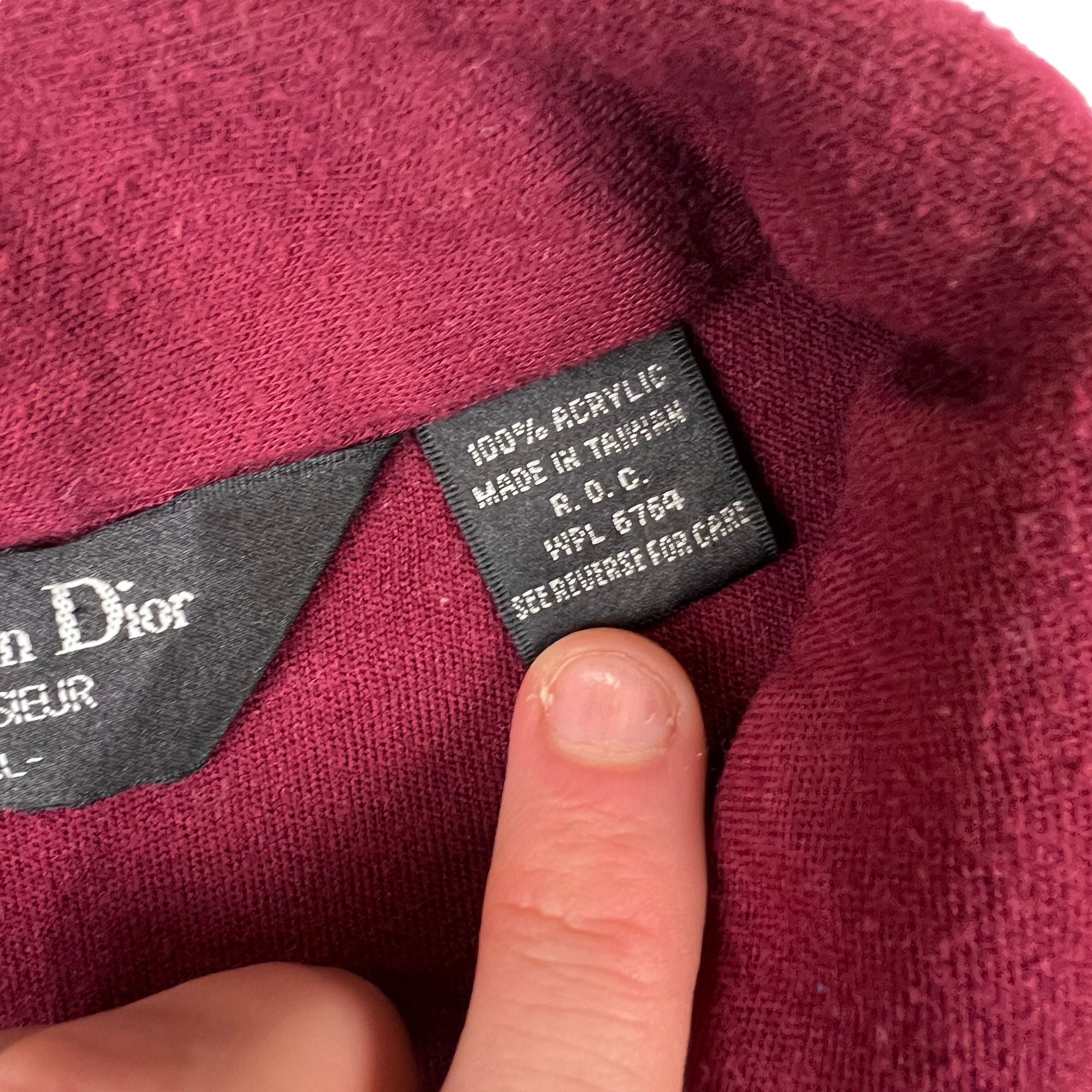 Christian Dior Monsieur Zip-Up Track Jacket Red Navy | Bring It Back