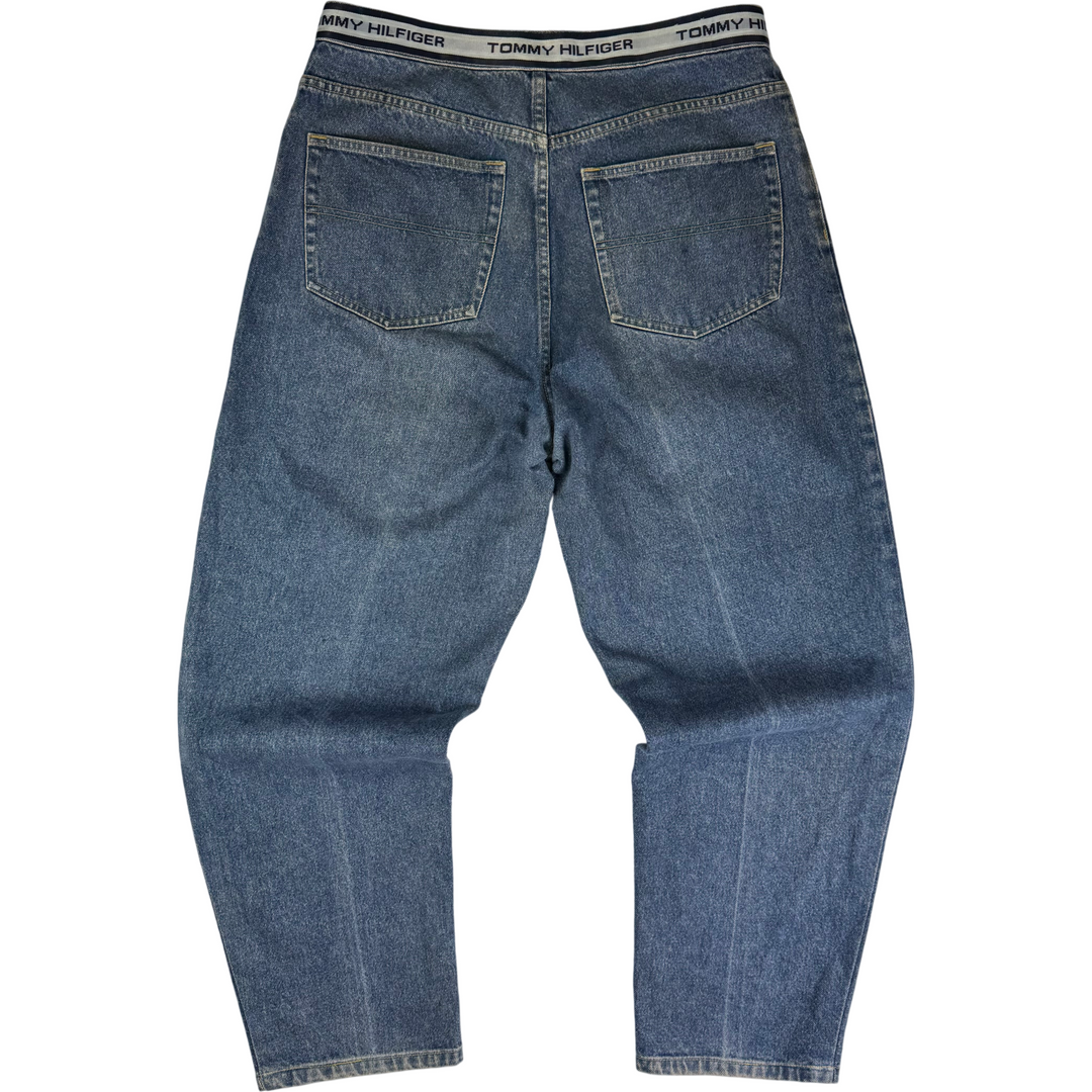 Tommy Hilfiger 90's Wide Leg Denim Jeans Blue