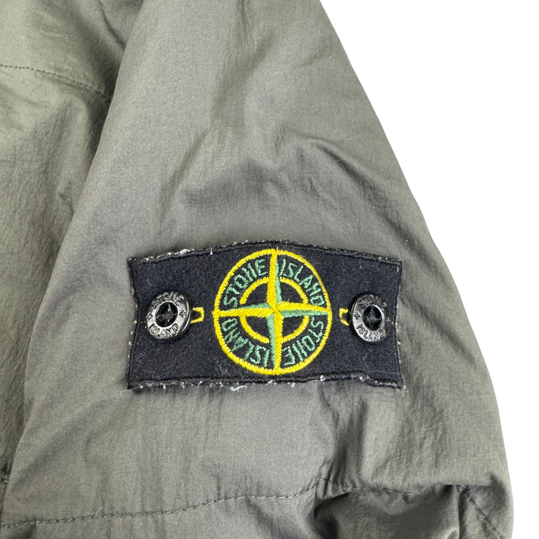 Stone Island Junior Hooded Jacket Grey
