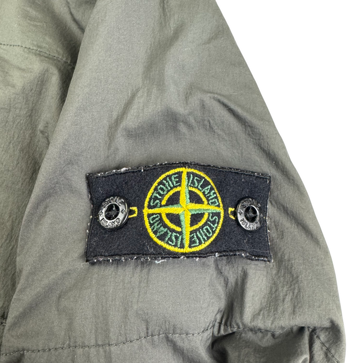 Stone Island Junior Hooded Jacket Grey