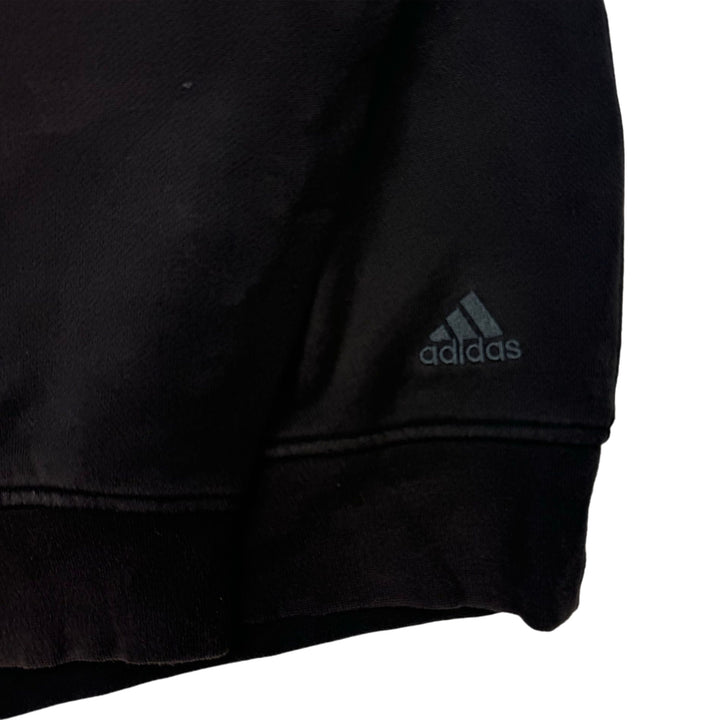 Adidas Spell Out Logo Sweatshirt Black