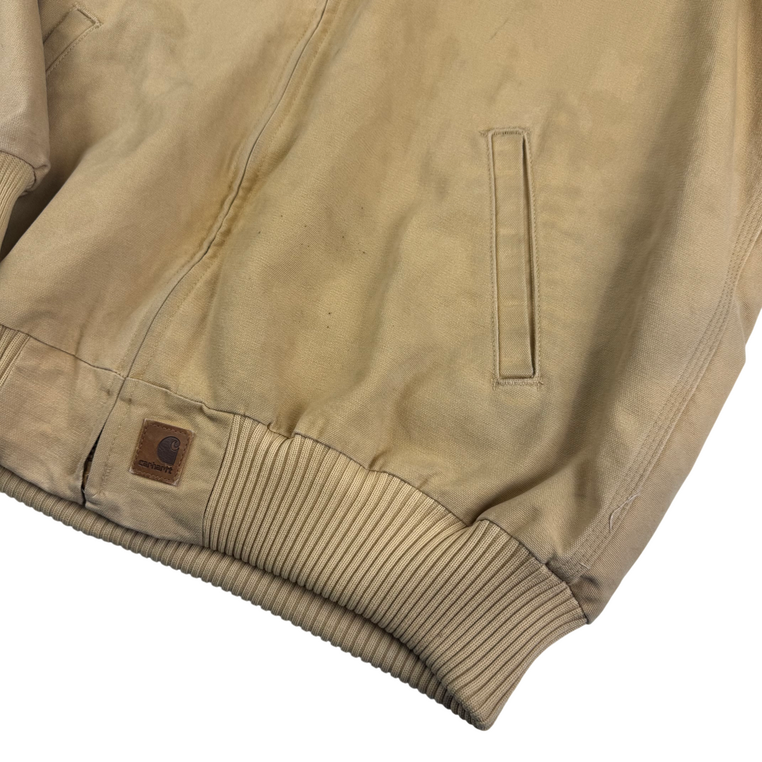 Carhartt Sante Fe Workwear Full-Zip Jacket Beige J14 WET