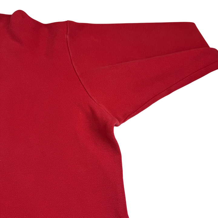 Polo Ralph Lauren Button Up Collared Sweatshirt Red