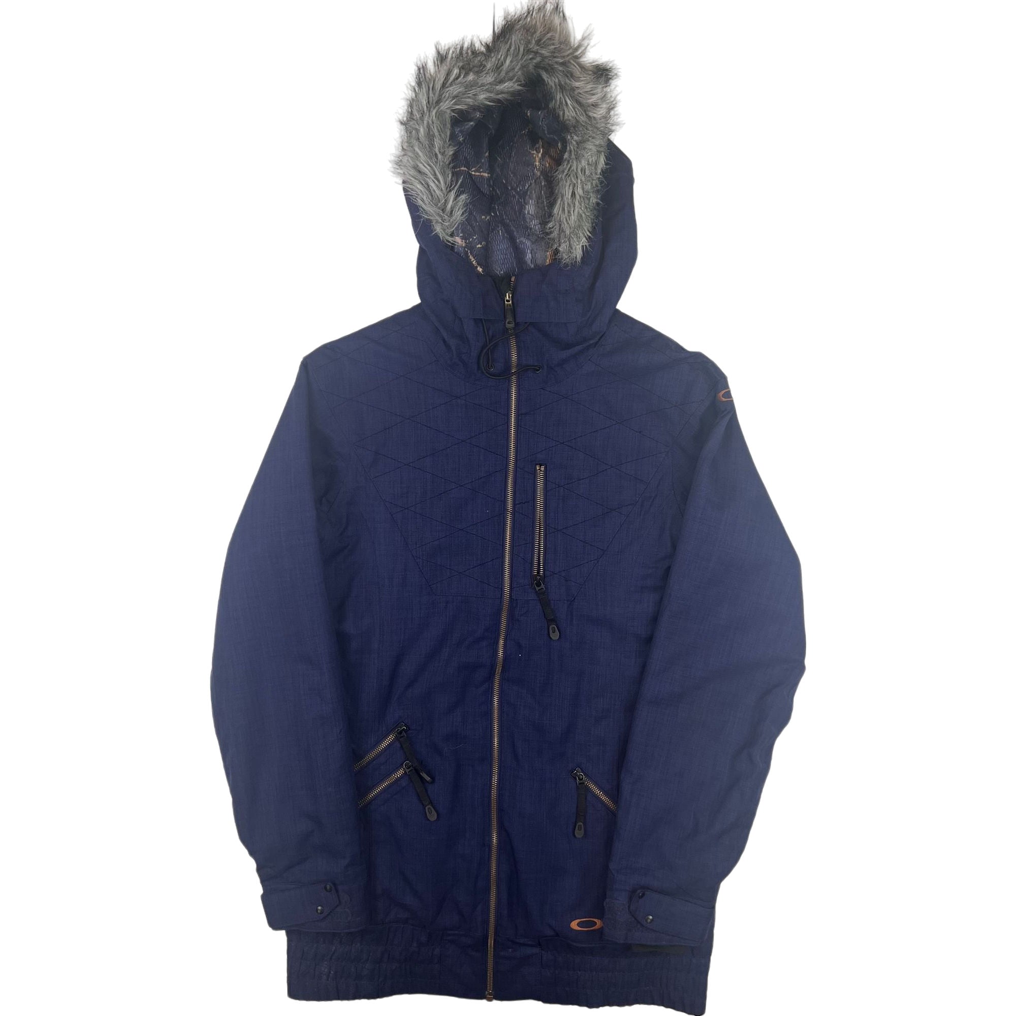 Ski jacket with fur hood online