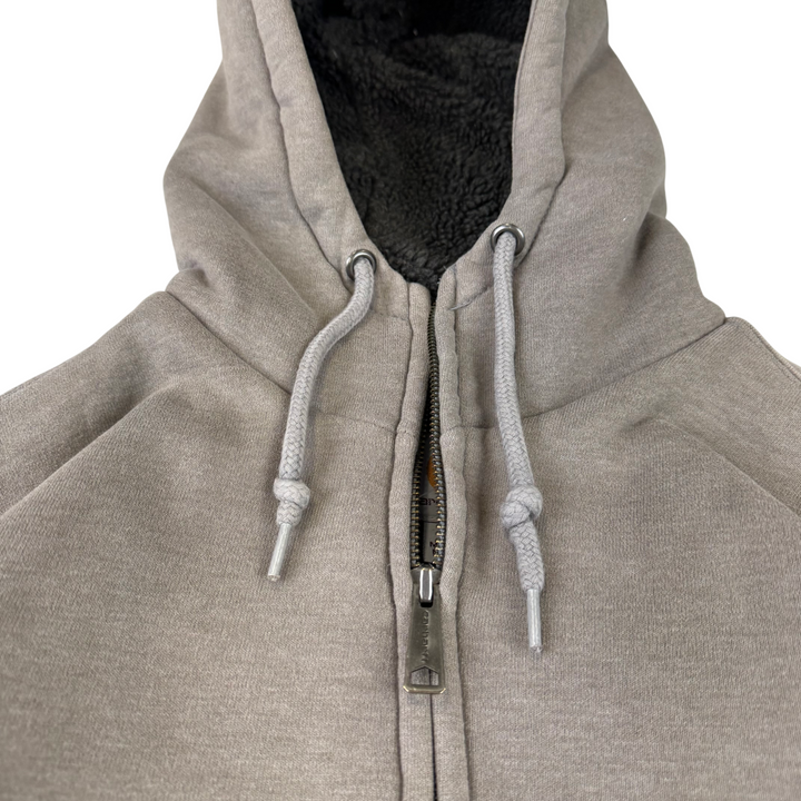 Carhartt Full-Zip Fleeced Hoodie Grey