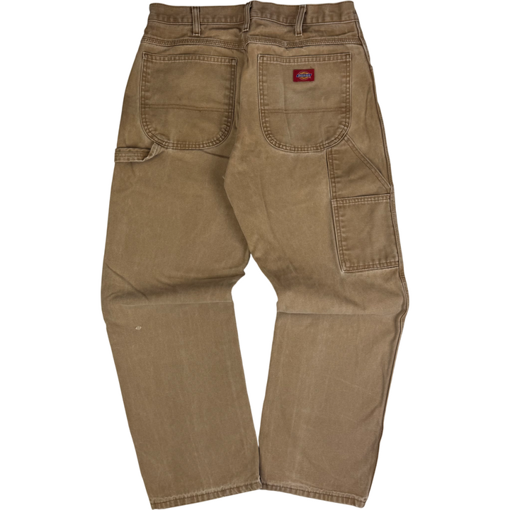 Dickies Carpenter Workwear Trousers Brown