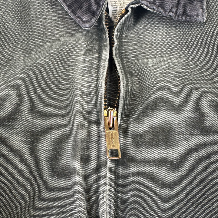 Vintage Carhartt Full-Zip Workwear Jacket Faded Green J165 MOS