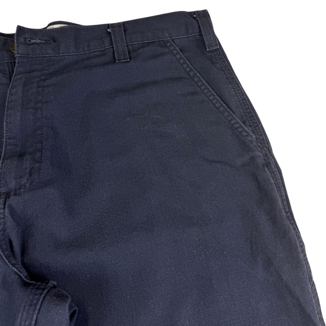 Carhartt Wide Leg Workwear Trousers Navy