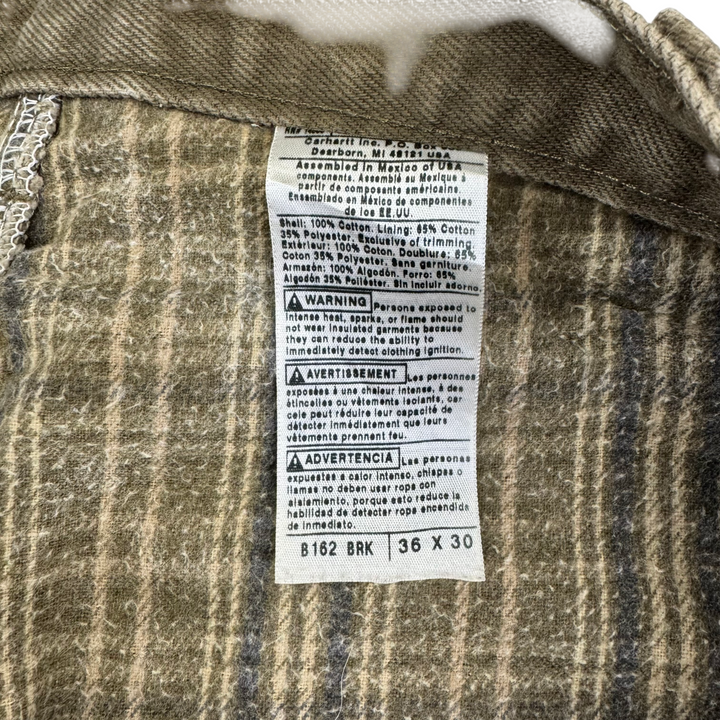 Carhartt Flannel Lined Jeans Brown