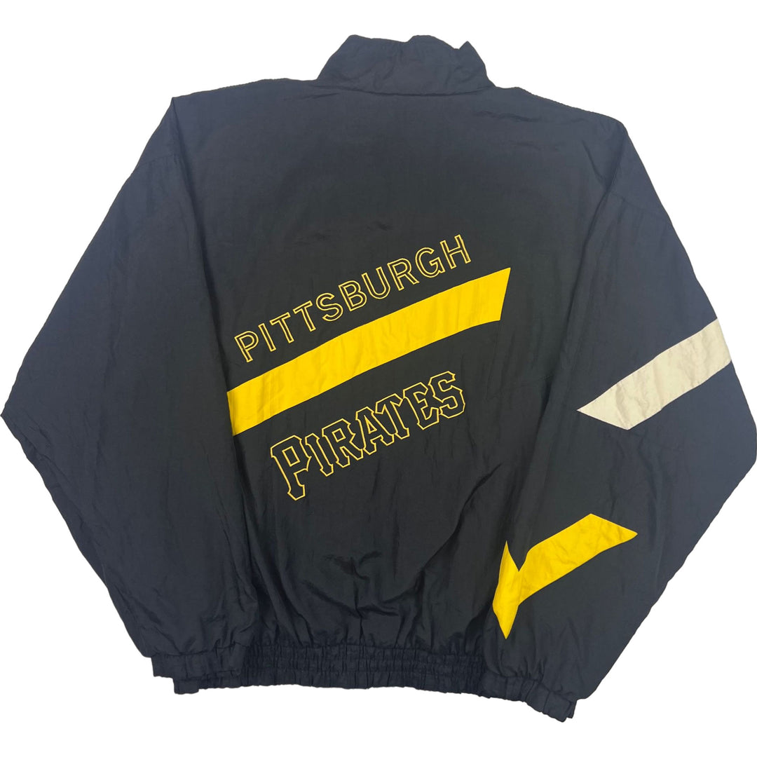 Vintage 90's  Starter Pittsburgh Pirates MLB Track Jacket Black Yellow