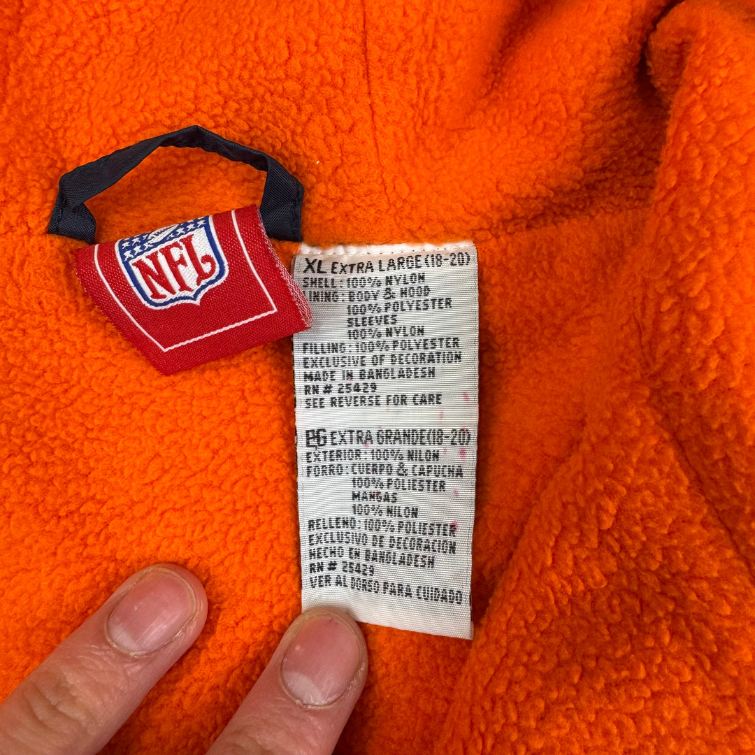 NFL Chicago Bears Full-Zip Hooded Jacket Navy