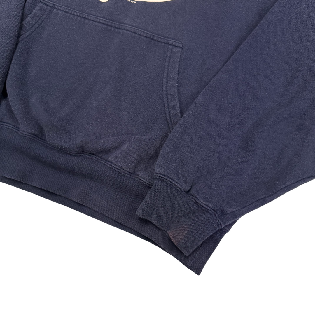 Nike 00s New York Yankees MLB Center Swoosh Pullover Hoodie Navy