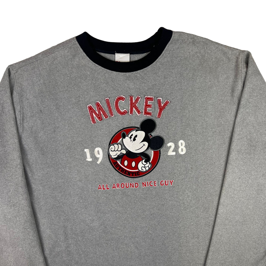 Vintage 90s Disney Mickey Mouse Graphic Sweatshirt Grey