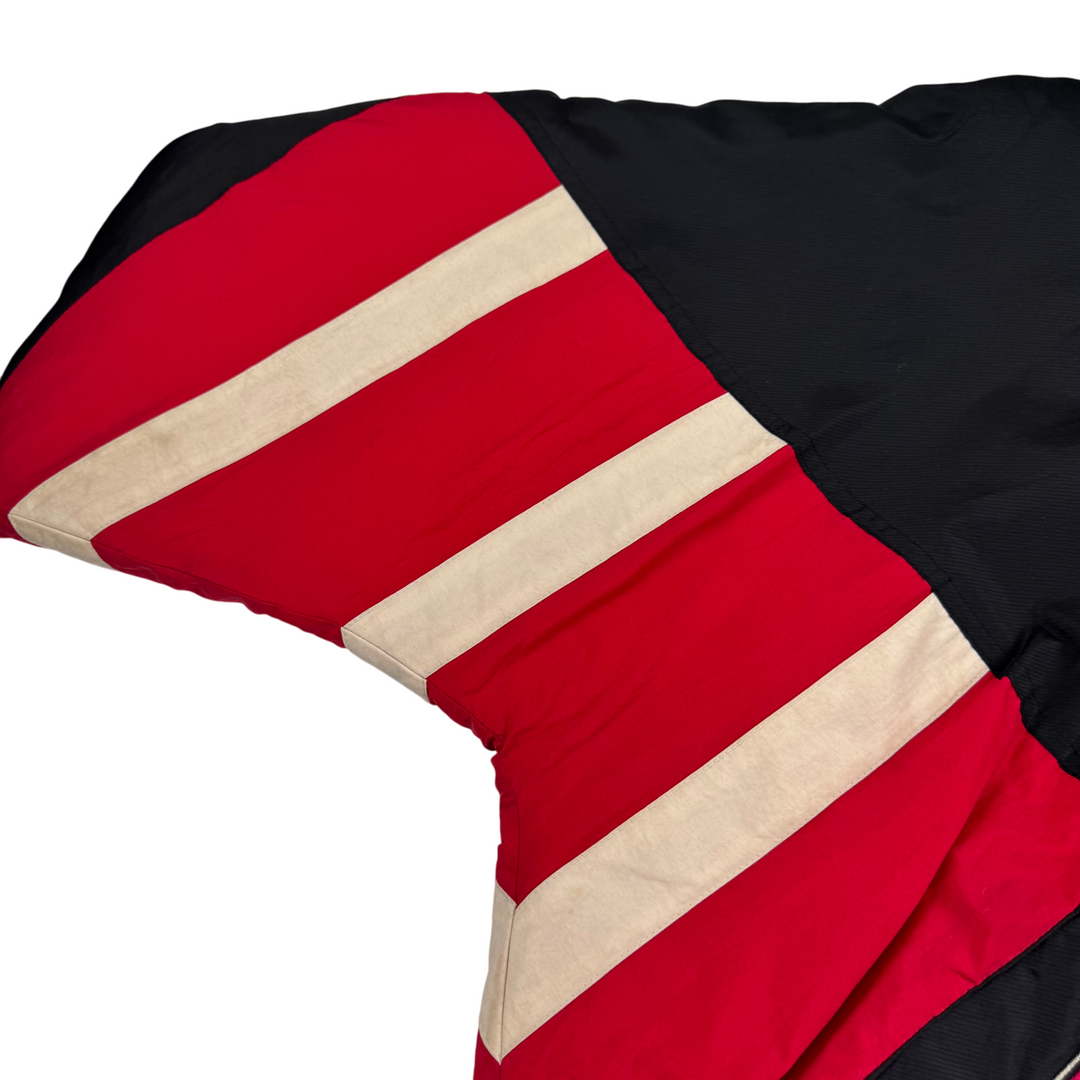 Vintage Starter 90s Nebraska Huskers NCAA Patriots Custom Pullover Pro Sport Jacket Black Red