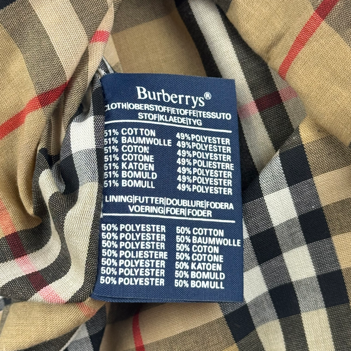 Burberry Nova Check Lined Trench Jacket Beige