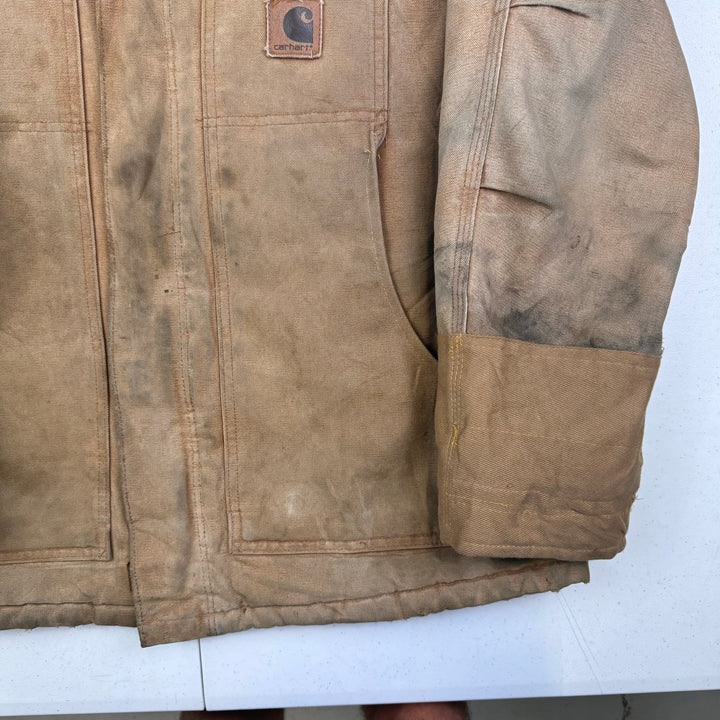 Carhartt Canvas Workwear Duck Jacket Beige C26 BRN