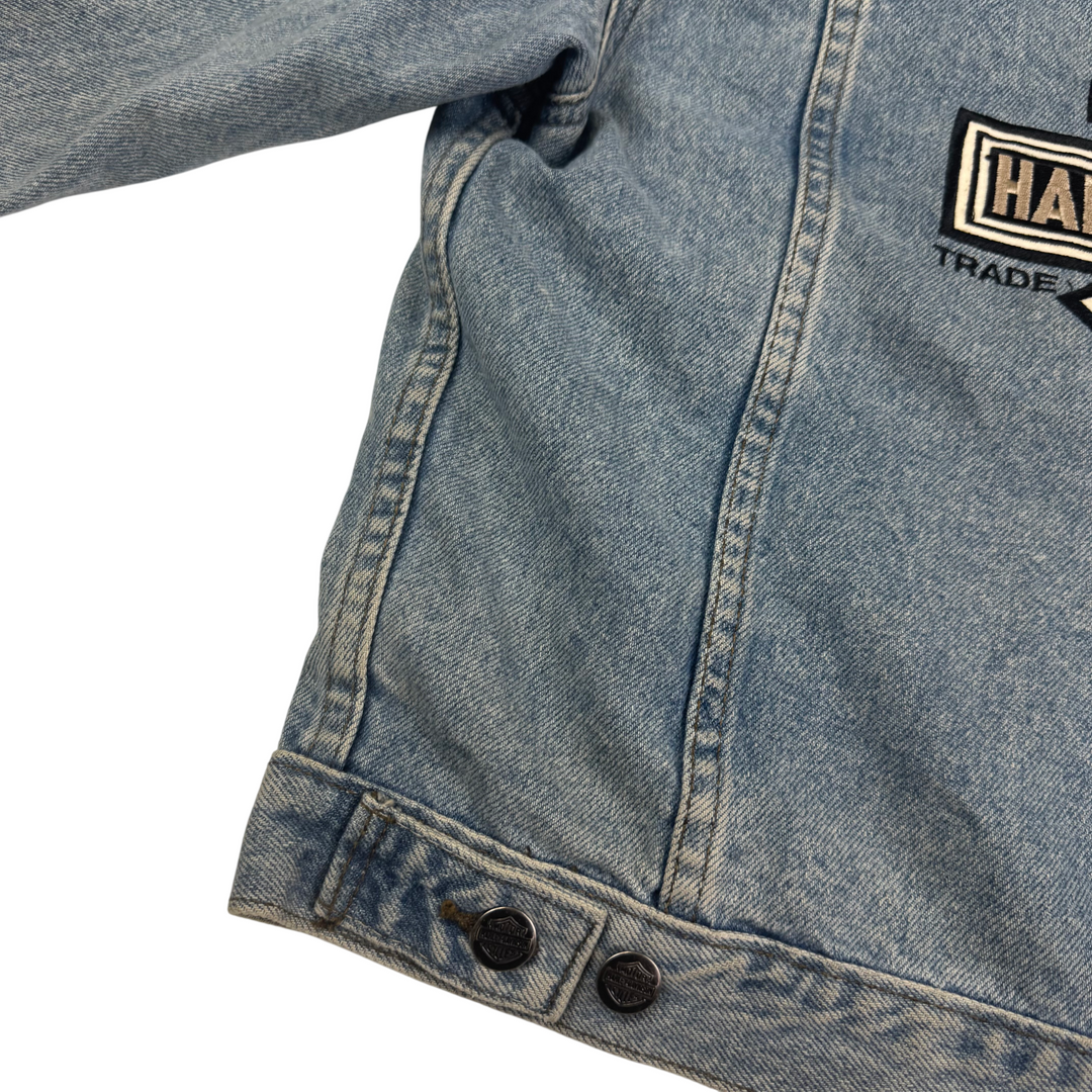 Vintage Harley-Davidson Denim Jacket Blue