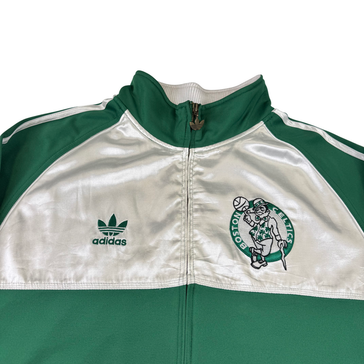 Adidas Boston Celtics NBA Championship 2008 Banner Warmup Jacket Green Rare