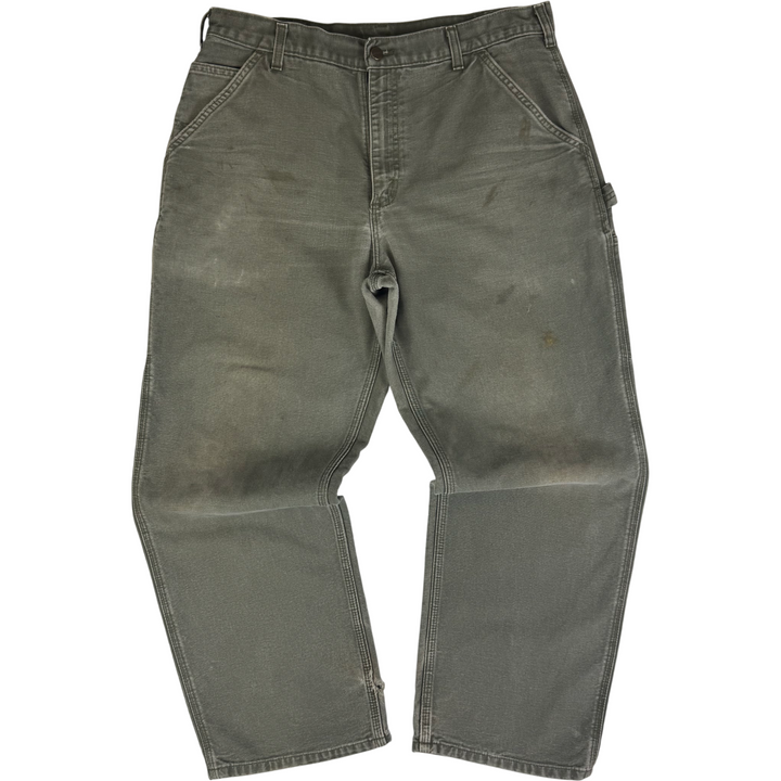 Carhartt Carpenter Dungaree Fit Workwear Trousers Green