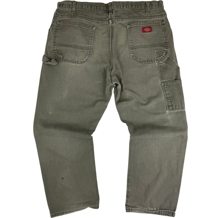 Dickies Workwear Relaxed Fit Carpenter Trousers Green