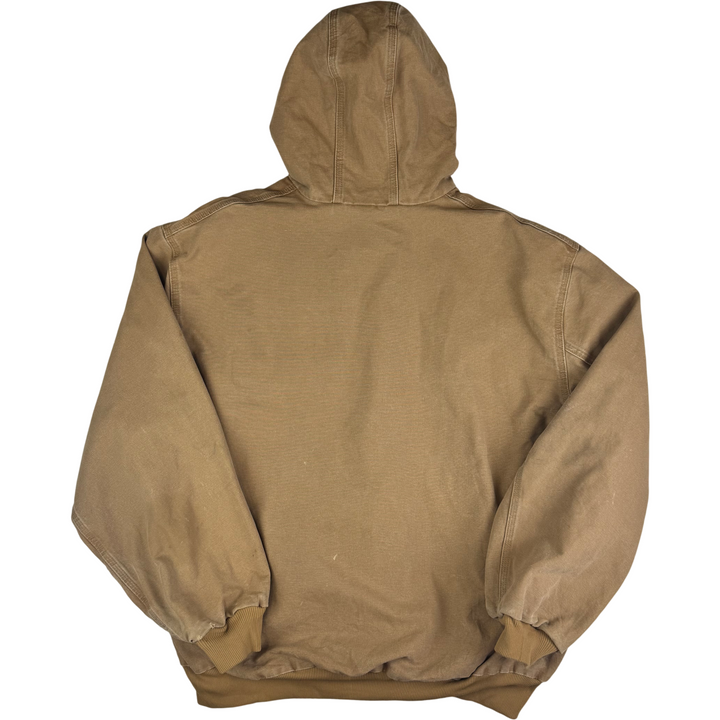Carhartt Active Full-Zip Workwear Hooded Jacket Brown J28 CML