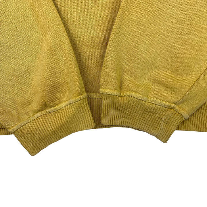 Vintage Hugo Boss Embroidered Logo Sweatshirt Mustard Yellow