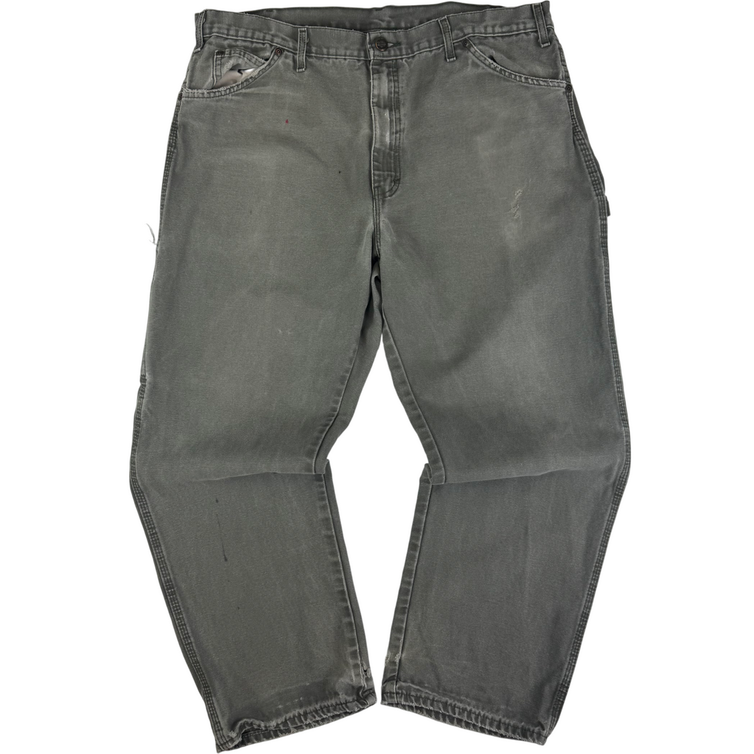 Dickies Workwear Carpenter Trousers Green