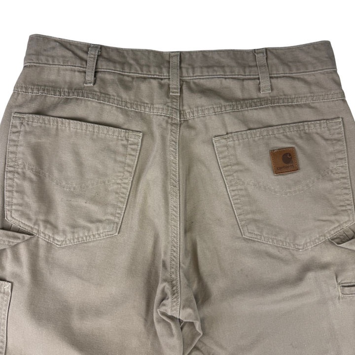 Carhartt Loose Fit Workwear Carpenter Trousers Beige