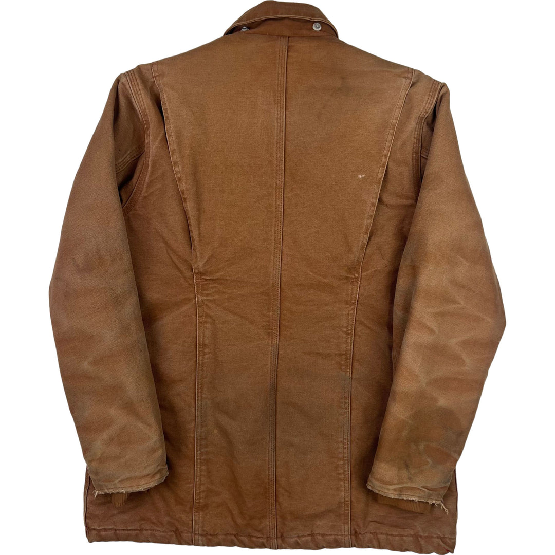 Carhartt Quilted Lined Artic Canvas Workwear Jacket Brown WC028 BRN