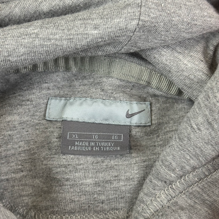 Nike 00's Pullover Center Swoosh Hoodie Grey