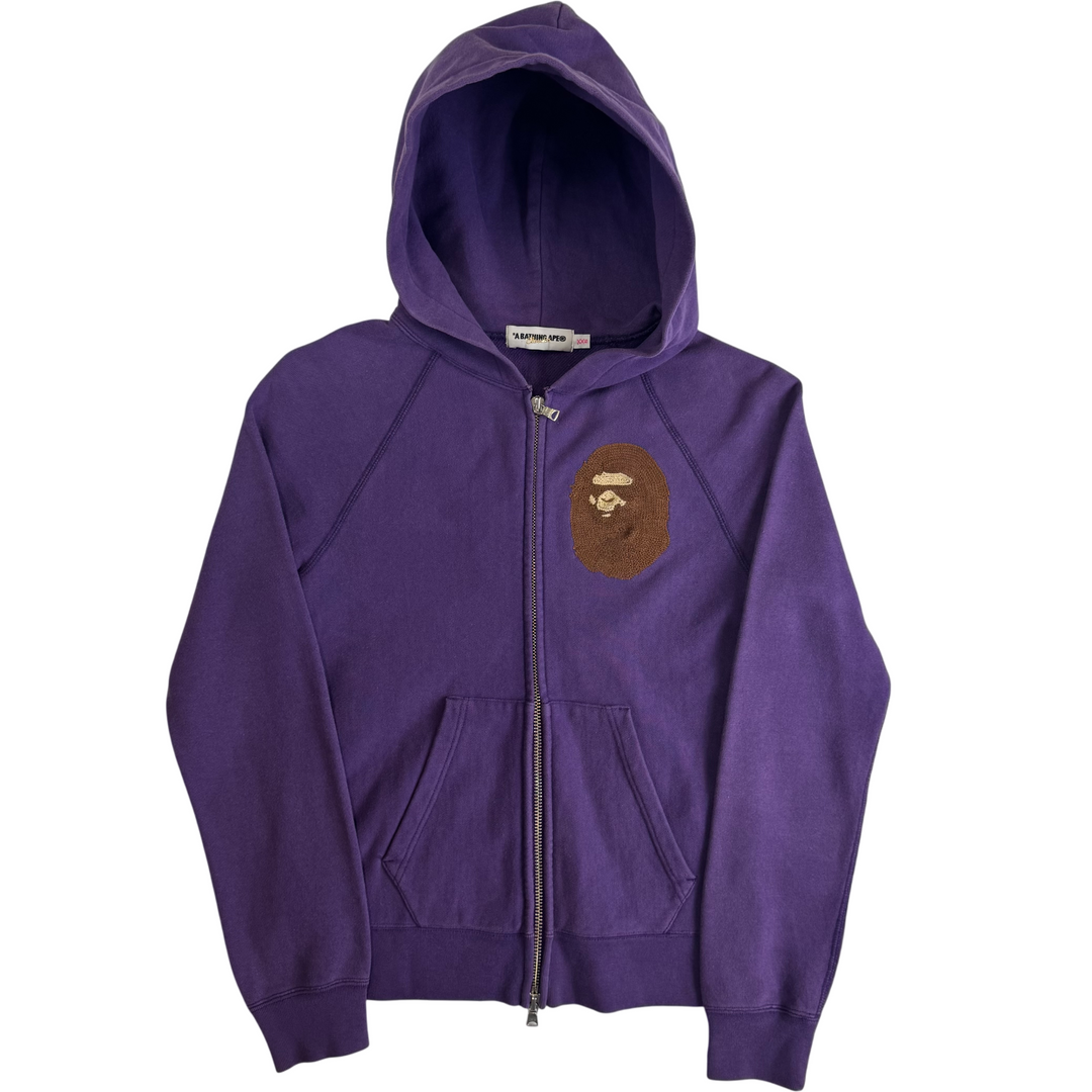 A Bathing Ape Bape Full-Zip Hoodie Purple