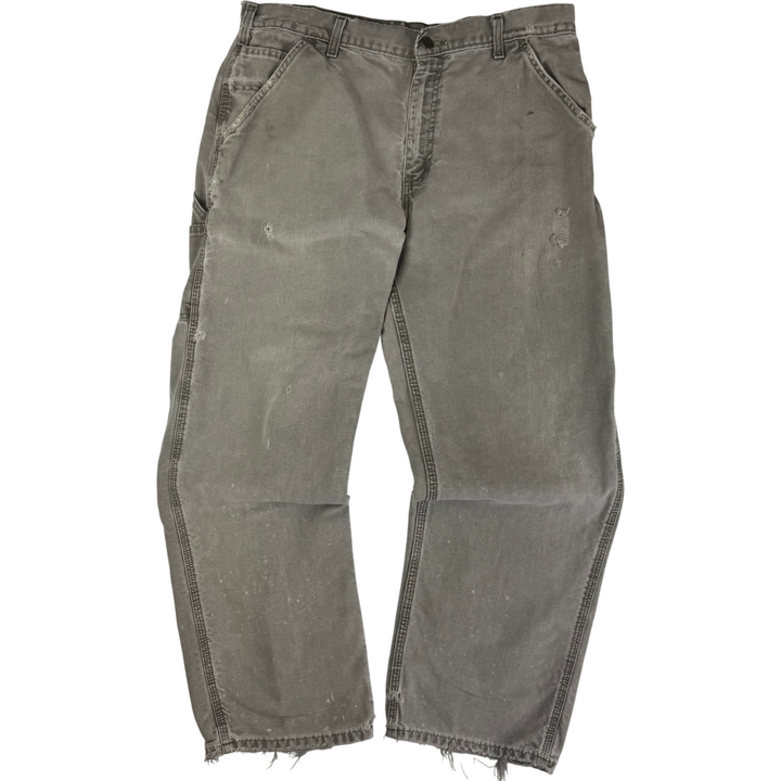 Carhartt Workwear Carpenter Trousers Faded Green