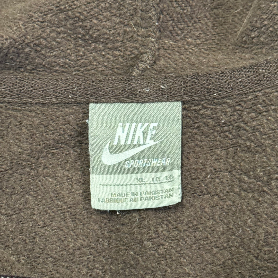 Nike 00's Zip Up Hoodie Brown