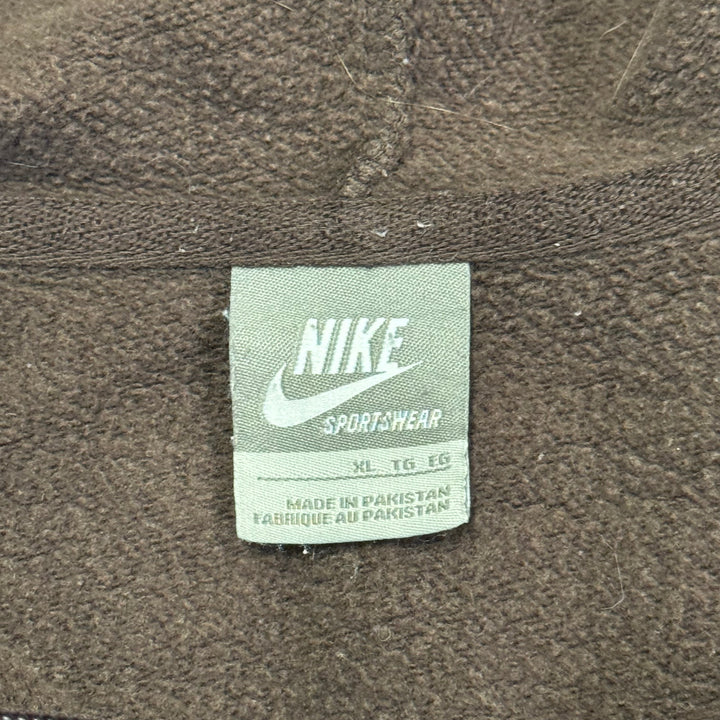 Nike 00's Zip Up Hoodie Brown