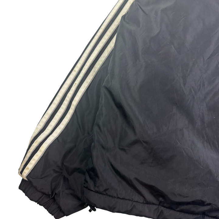 Adidas 90's Reversible Full-Zip Hooded Jacket Grey Black