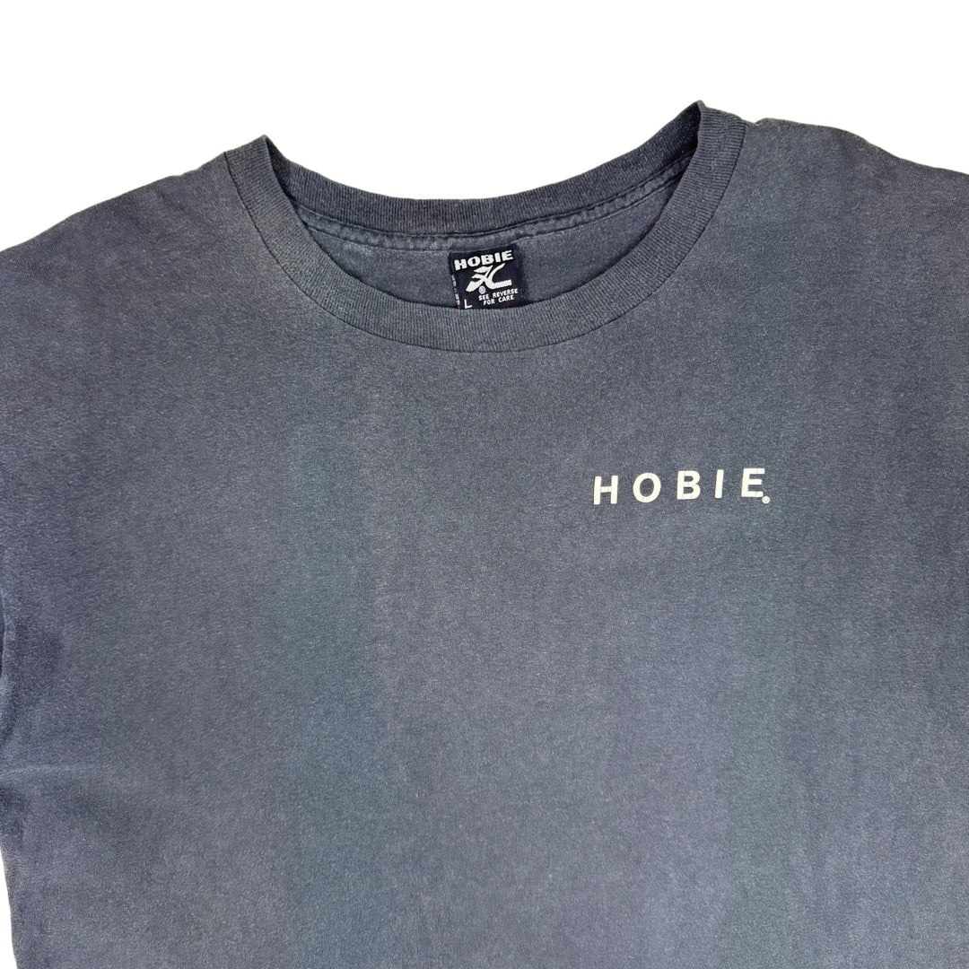 Vintage 80's Hobie Sunset Sailboat Graphic Single Stitch T-shirt Black Rare