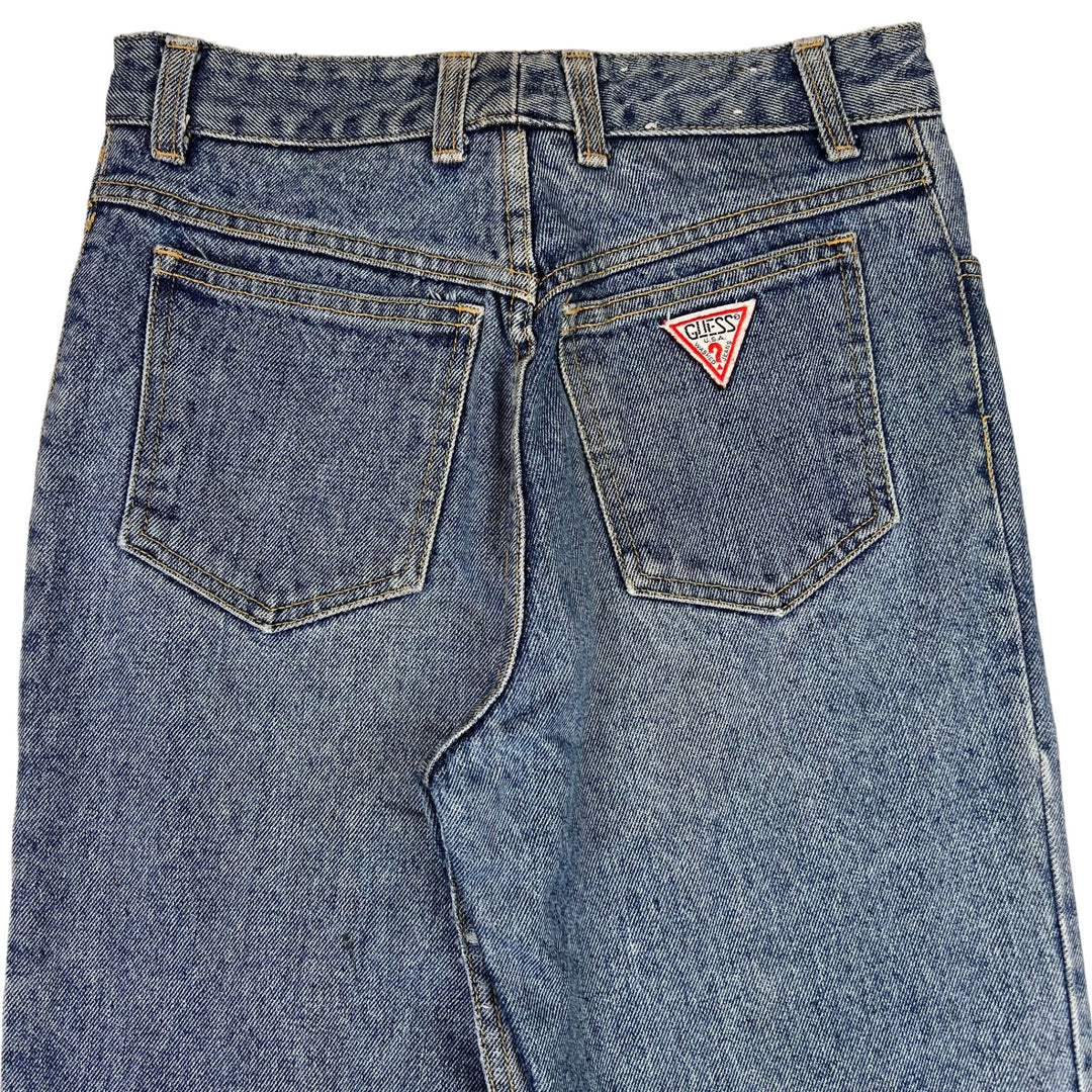 Guess Embroidered Logo Jeans Blue