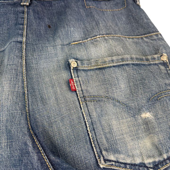 Levi's Vintage 90's Distressed Denim Jeans Blue