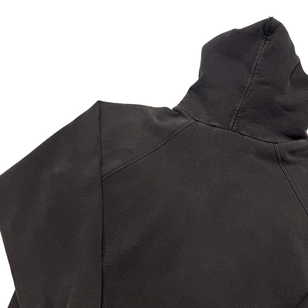 Vintage 90'S Adidas Trefoil Logo Pullover Hoodie Faded Black