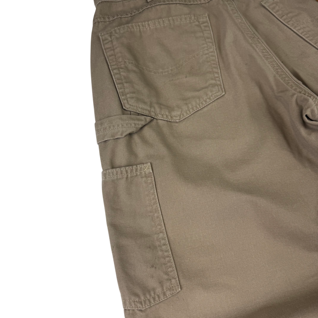 Carhartt Loose Fit Workwear Carpenter Trousers Beige
