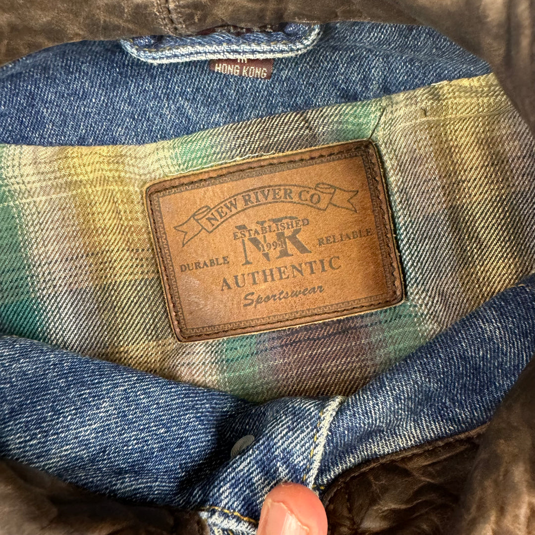 Vintage New River Co Authentic Denim Jacket Blue