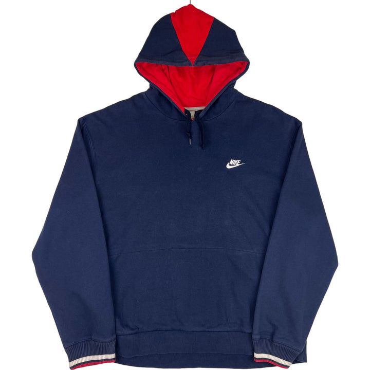 Nike 00's Hooded Sweatshirt Blue Red