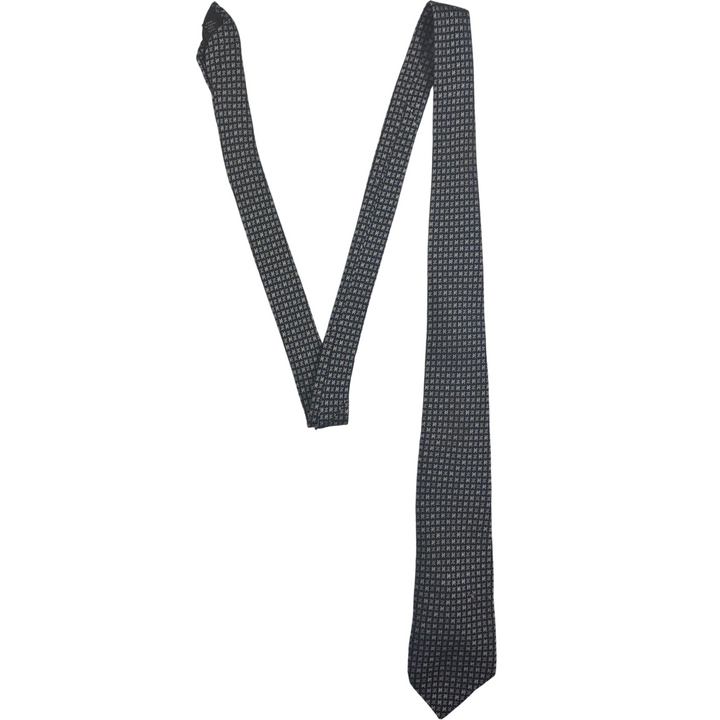 Celine Silk Tie Navy Blue