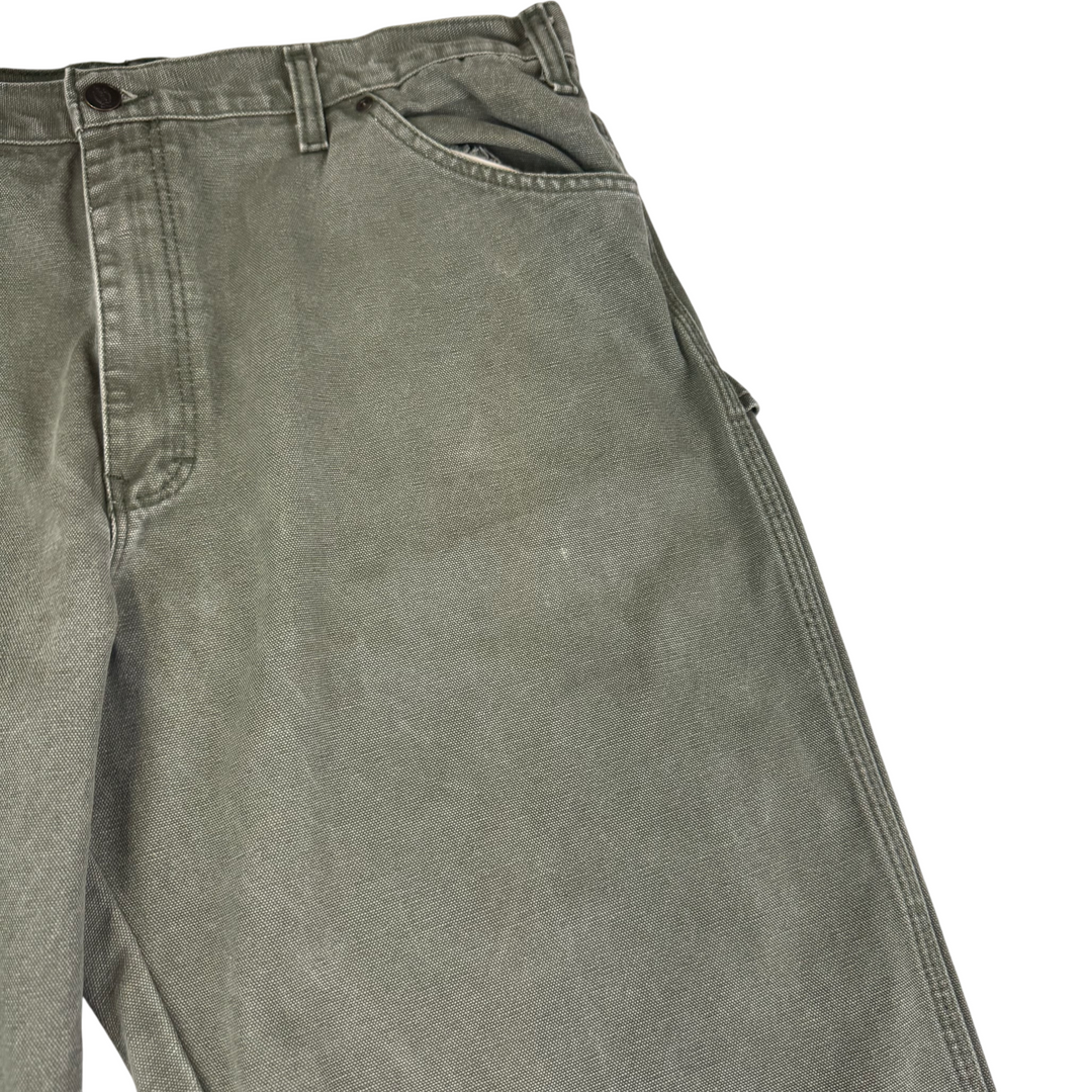 Dickies Workwear Carpenter Trousers Green