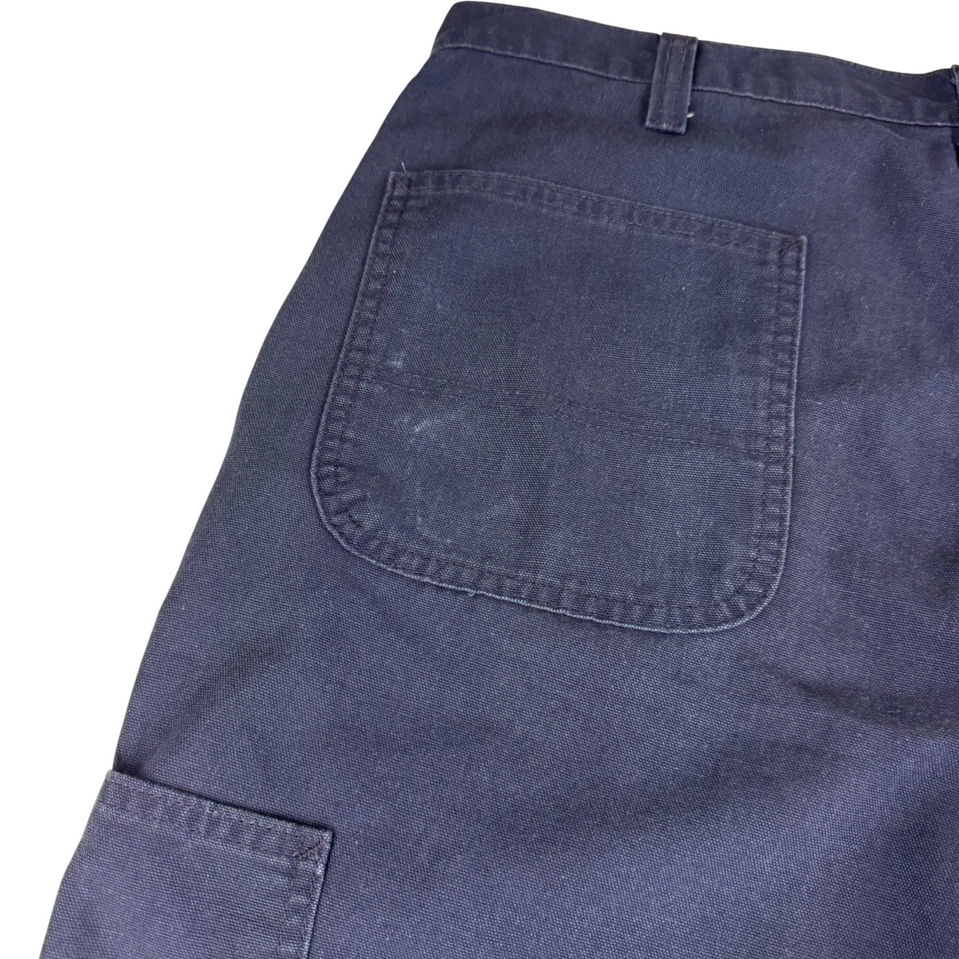 Carhartt Wide Leg Workwear Trousers Navy
