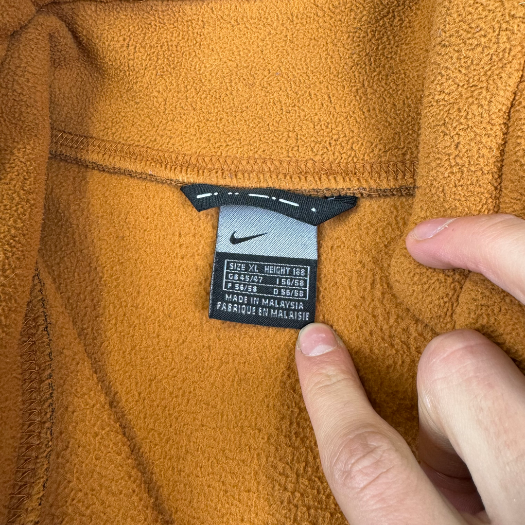 Nike 00's Full-Zip Fleece Jacket Orange