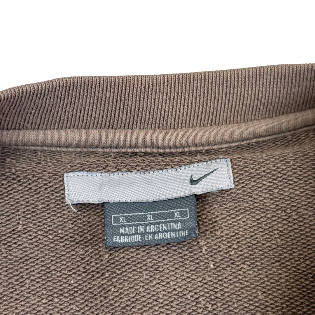 Nike Air 00's Colourblock Sweatshirt Brown Grey White