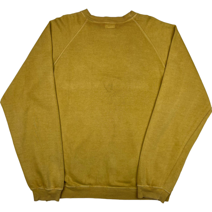 Vintage Hugo Boss Embroidered Logo Sweatshirt Mustard Yellow