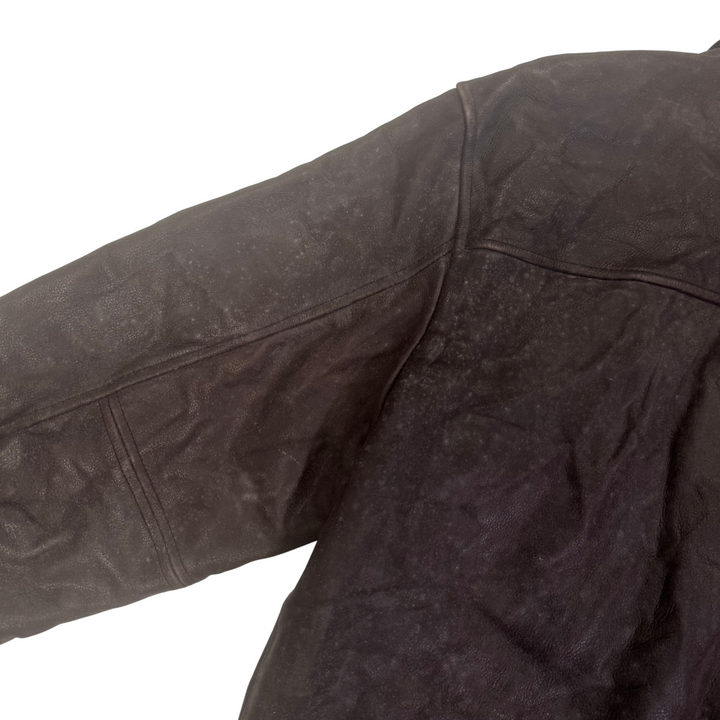 Cherokee Leather Biker Jacket Black