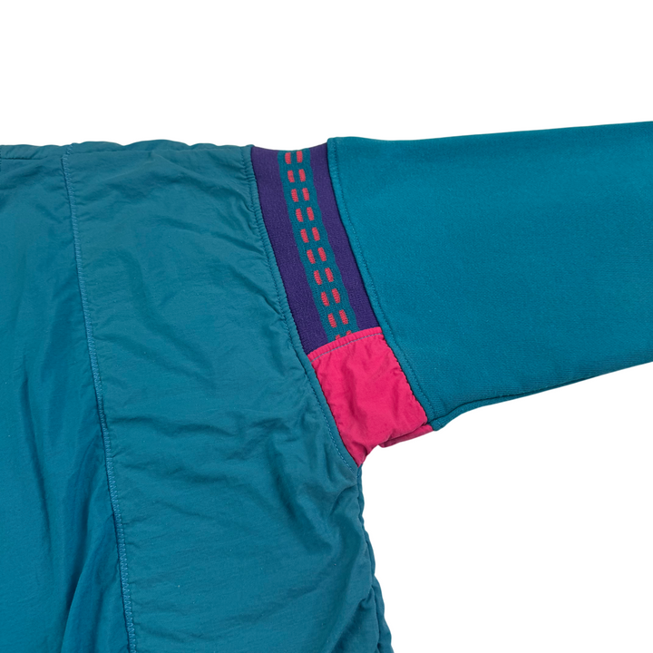 Vintage Nike 90's Embroidered Logo Sweatshirt Aqua Blue